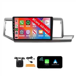 [8 Core 4G 64G] Android Car Stereo FM Radio Carplay Android Auto Touchscreen Headunit Media Player with Backup Camera for Stepwgn 2009 2010 2011 2012 2013 2014 2015