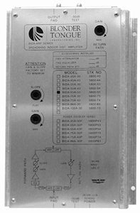 BIDA-100A-30 Broadband Indoor Distribution Amplifier 30 dB Gain 49-1000MHz