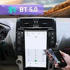 4G WiFi Android 13 Car Radio for Toyota Land Cruiser Prado 150 2010-2017 Car Stereo GPS Navigation Carplay Android Auto - 13.6 inch Vertical Touch Screen RDS FM SWC (8+128GB)