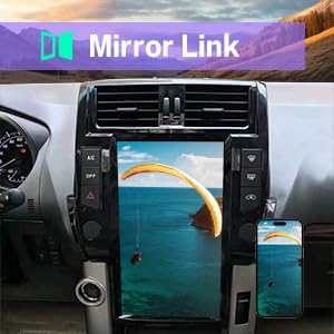 4G WiFi Android 13 Car Radio for Toyota Land Cruiser Prado 150 2010-2017 Car Stereo GPS Navigation Carplay Android Auto - 13.6 inch Vertical Touch Screen RDS FM SWC (8+128GB)