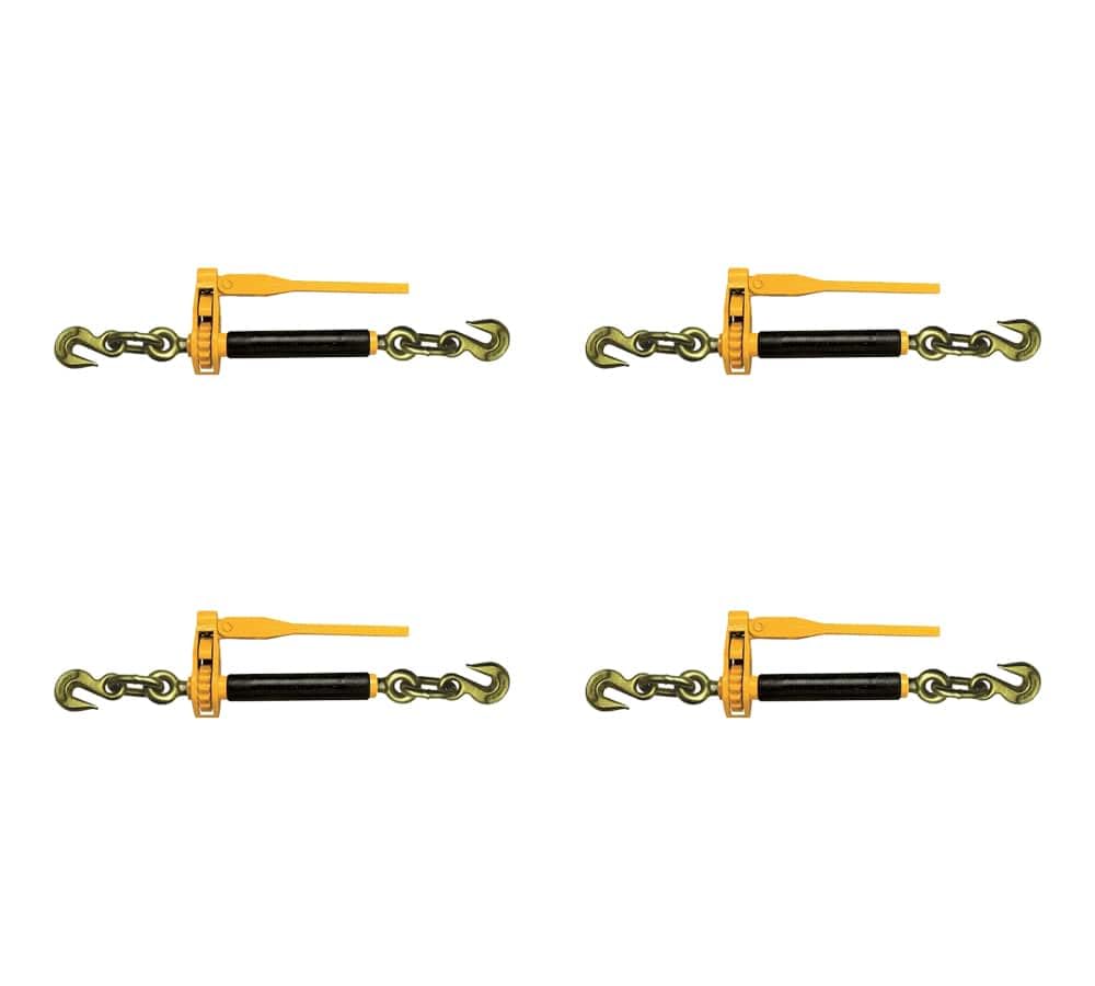 (4 Pack) 5/16-3/8 Peerless QuikBinder Tow Chain Ratchet Binder H5125-0658