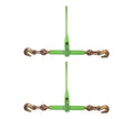 TM USWWAGOODS Replacement for/Fits 2PK 5/16'-3/8' Hi-Viz Green Ratchet Chain Binder, 5/16' Grab & 1/2' Slip Hook