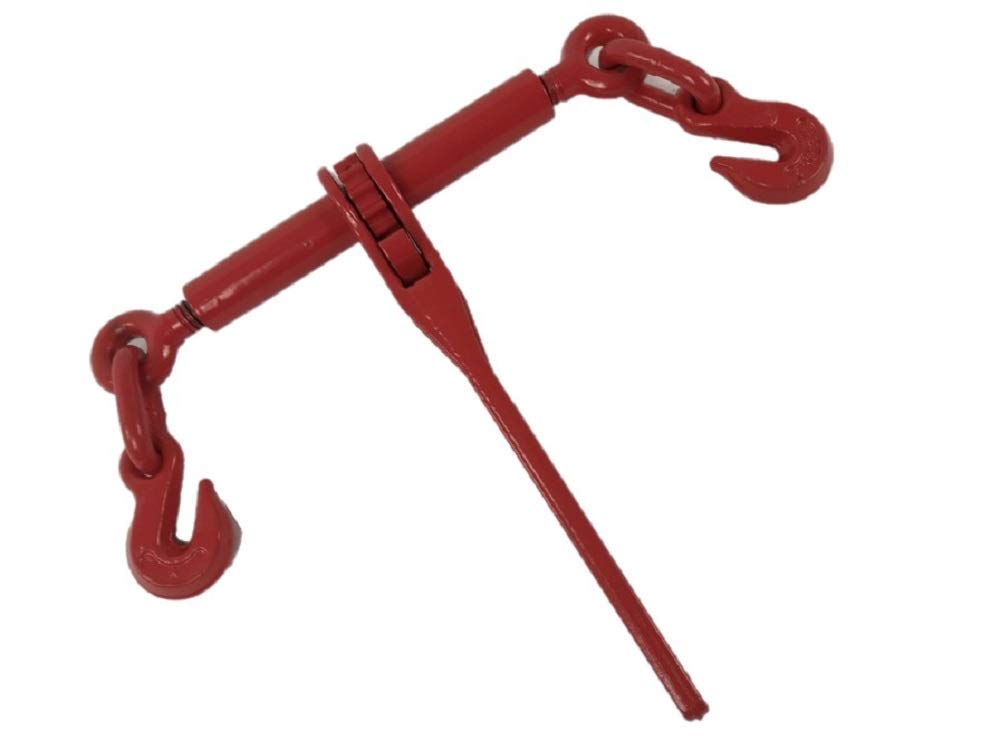 6,600 LB 5/16 to 3/8 inch Red Ratchet Load Binder (3)