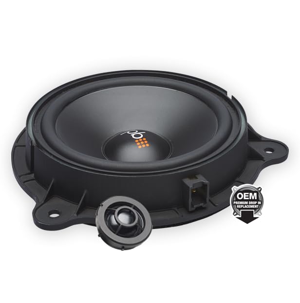 PowerBass OE65C-NS2 2Ω OEM Replacement Component Speaker Compatible with Select Nissan Vehicles