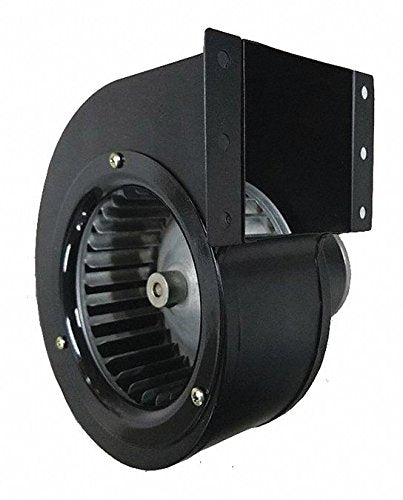 Rectangular DC OEM Specialty Blower, Flange: Yes, Wheel Dia: 5-1/4", 12VDC