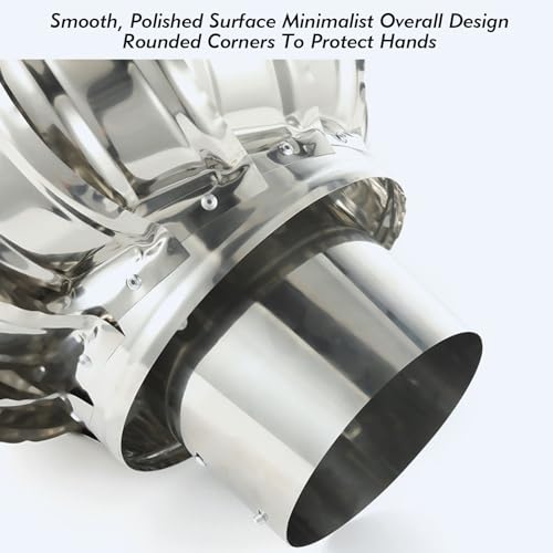 Wind Turbine Horizontal Generator Kits Charge Batteries Vertical Axis Controller Generation，Stainless Steel Turbine Roof Ventilator Unpowered Attic Fan for Maintaining Indoor Air Circulatio