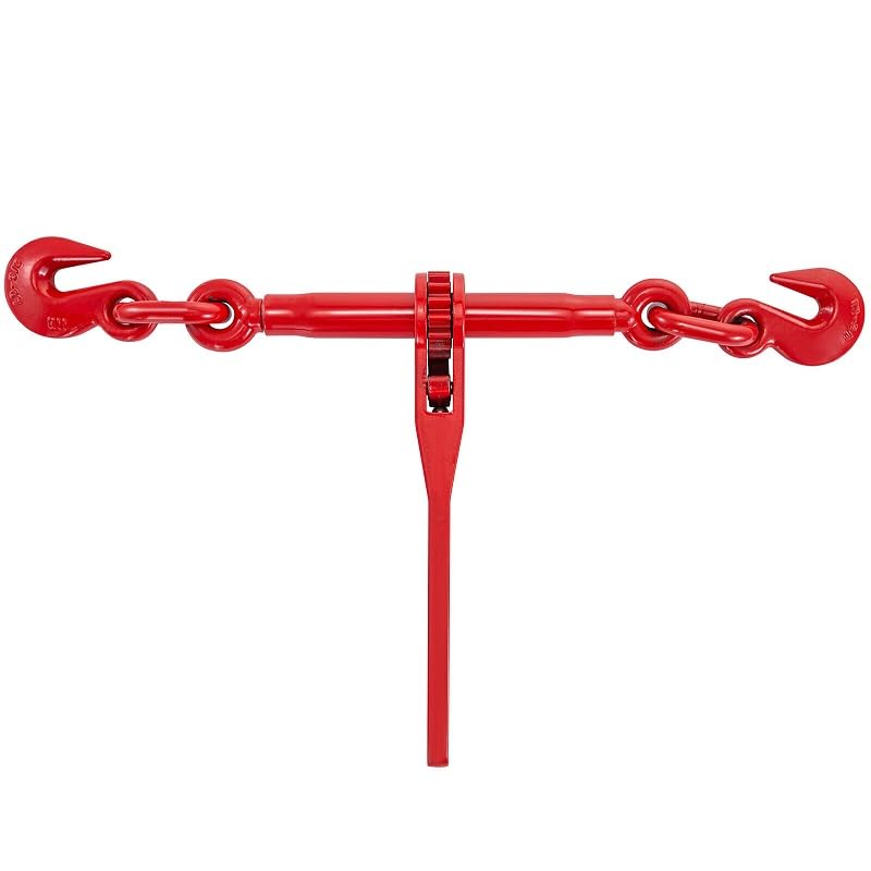 3/8""-1/2"" Ratchet Load Binder Chain and Binder Kit 10' Chains Hauling NEW, May Vary