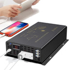 WZRELB Strong Driving Capacity 2500W 24VDC to 120VAC Pure Sine Wave Inverter Power Converter (RBP250024B1), Black