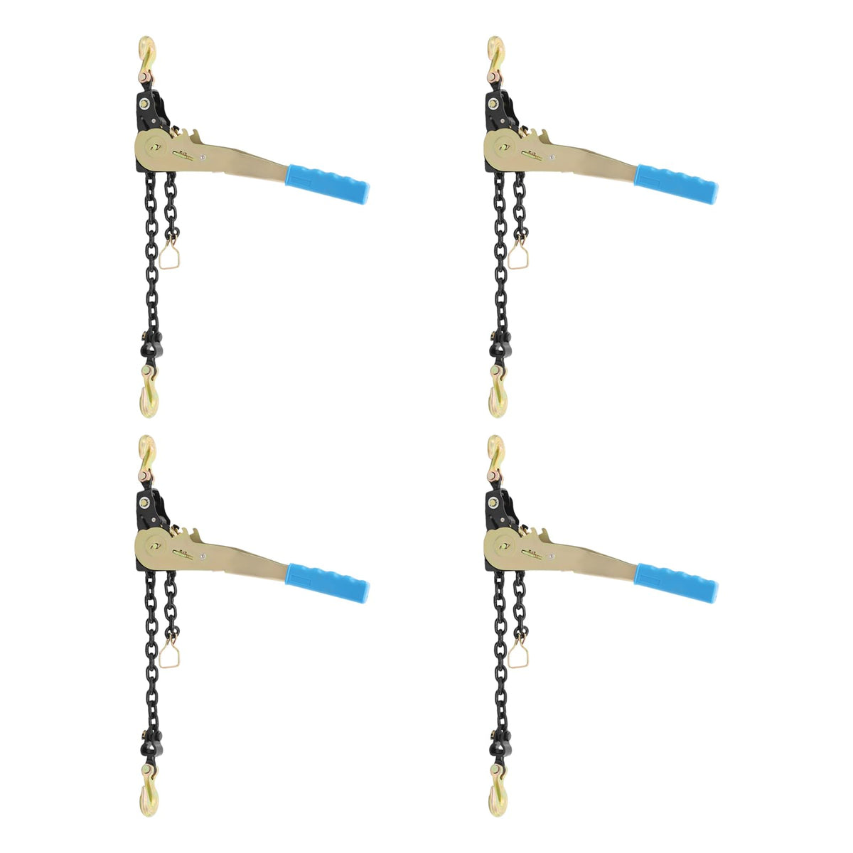 Ratchet Chain Binder 2Pcs 5400 lbs, Load Binder for 5/16-3/8" Chain