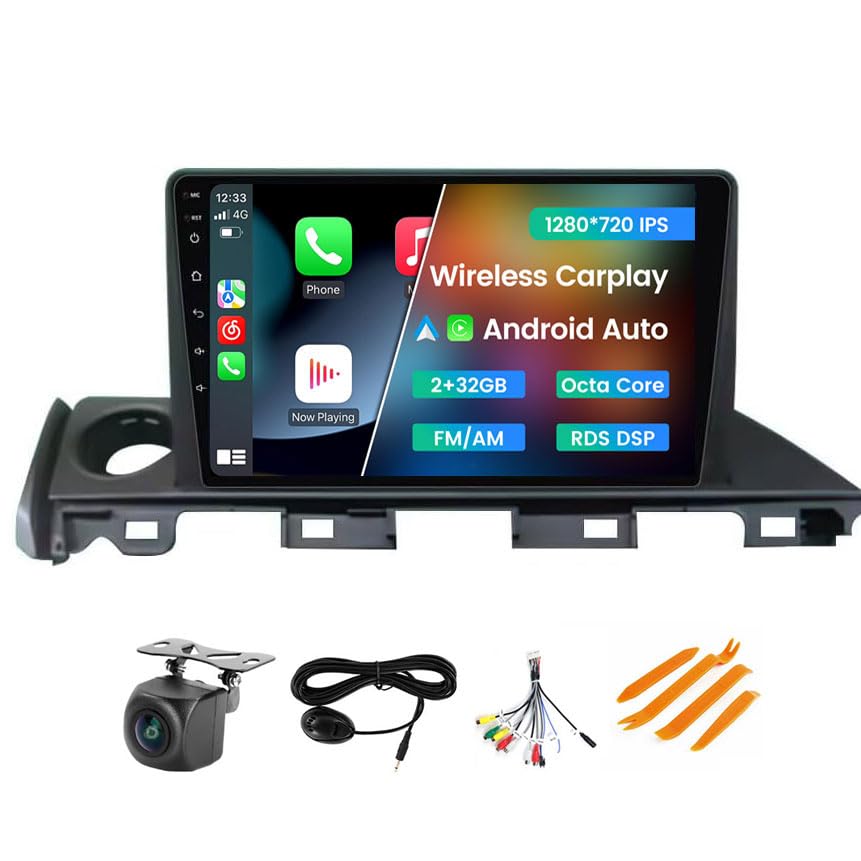 Car Radio for Mazda 6 2016 2017 2018 Stereo Head Unit GPS Upgrade 2G+64G