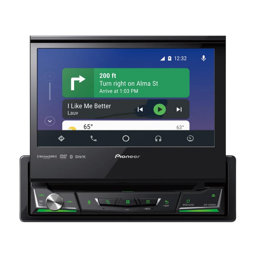 Pioneer AVH-3500NEX 7" Single-DIN Multimedia DVD Receiver with License Plate Camera