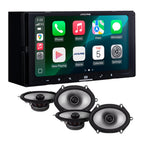 Alpine ILX-W770-M 7" Multimedia Receiver with 2-Pack S2-S68 6x8 Coaxial Speakers