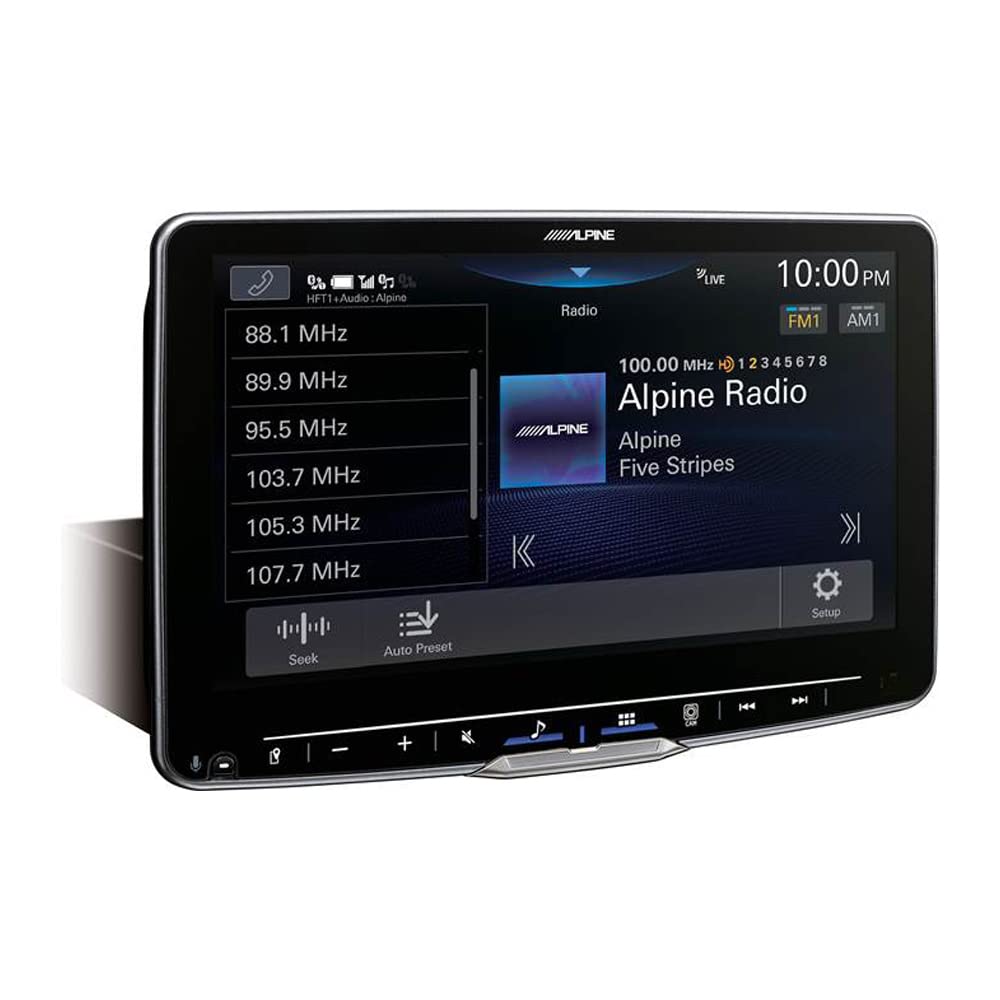 Alpine ILX-F509 9" Touchscreen Digital Multimedia Receiver (Does Not Play CDs) with Backup Camera