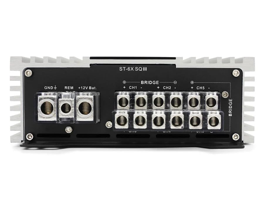 Zapco ST-6X-SQ-III 900W RMS 6-Channel Class AB Car Amplifier