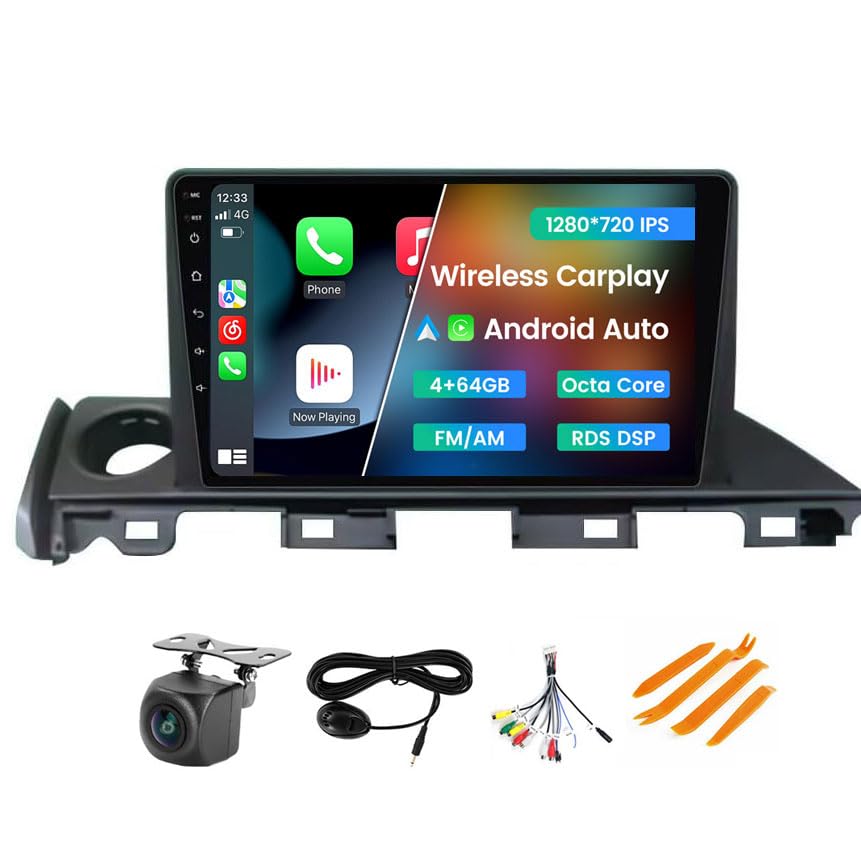 Car Radio for Mazda 6 2016 2017 2018 Stereo Head Unit GPS Upgrade 2G+64G