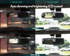BOYO VTM43TC - Replacement Rear-View Mirror with 4.3" TFT-LCD Backup Camera Monitor and Temperature/Compass Display