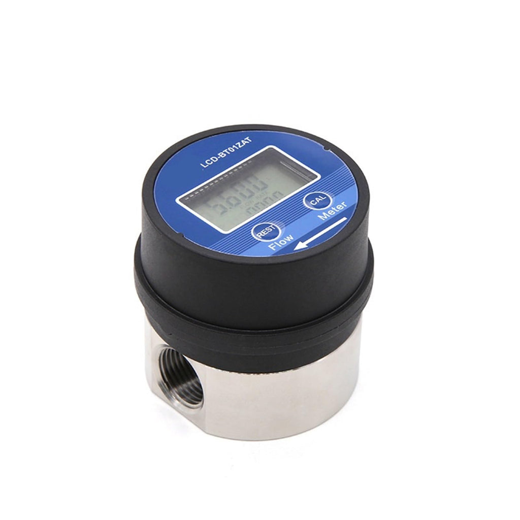 1pcs High Precision Oval Gear Flow Meter Digital Display Flowmeter Liquid Flow Sensor G3/8 G1/2 G3/4 G1 Internal Thread(G3-8)