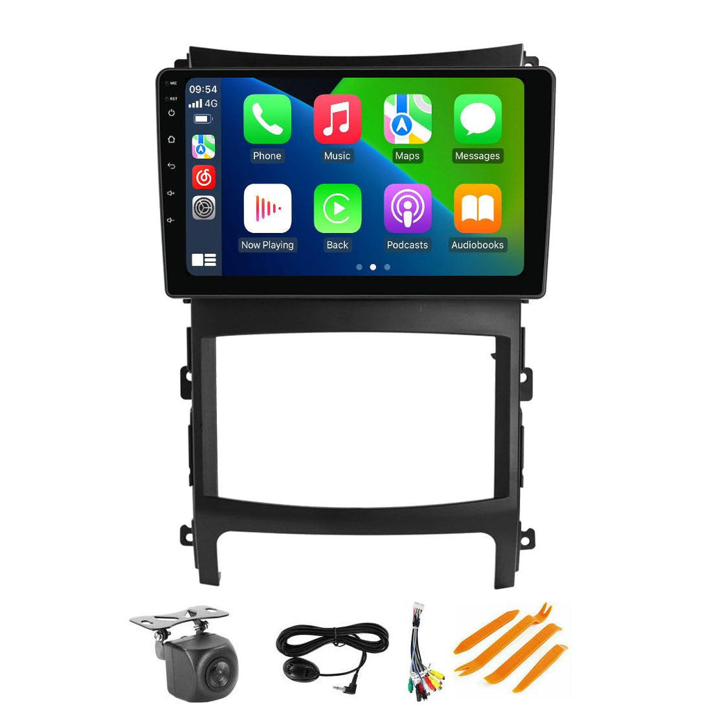 Car Radio Stereo for Hyundai Veracruz ix55 2007-2013 Dash Kit Car GPS Navigation, 1+32GB 9" IPS Touch Screen Head Unit with Car-Play & Android Auto/SWC/Rear View