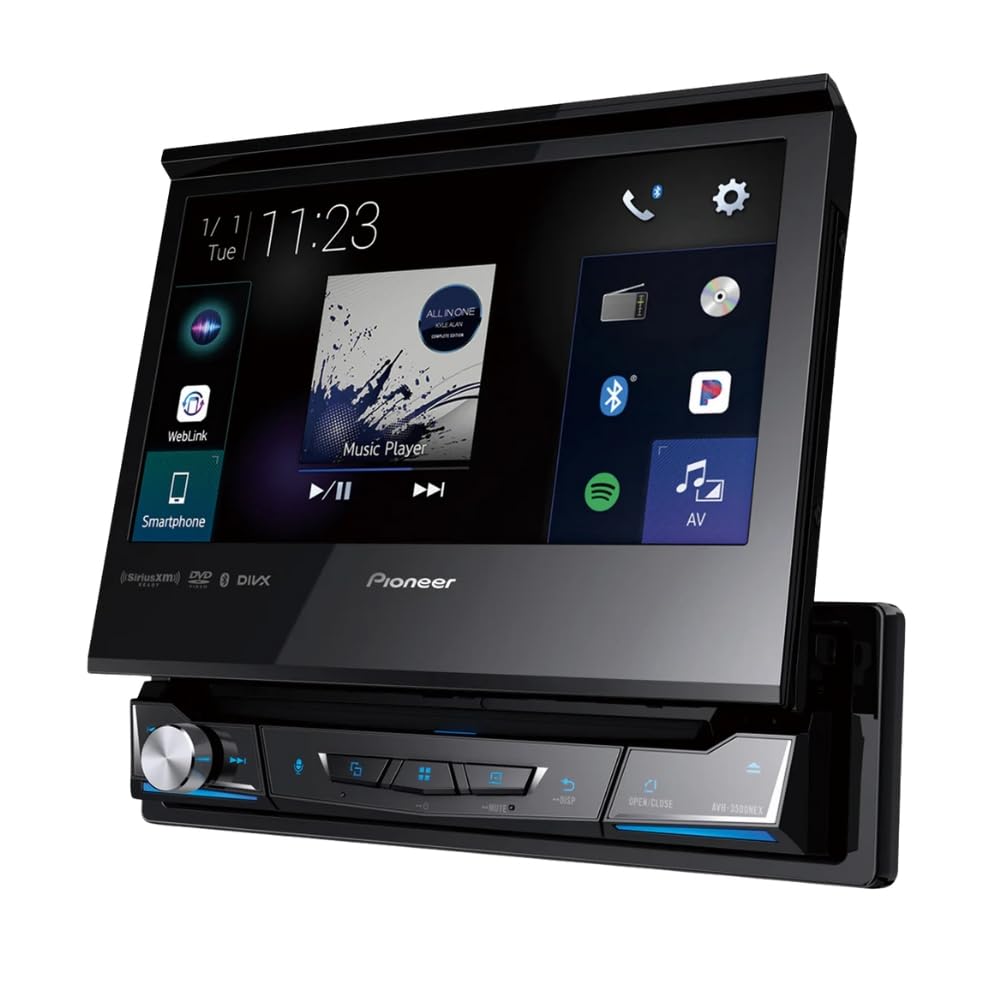 Pioneer AVH-3500NEX 7" Single-DIN Multimedia DVD Receiver with License Plate Camera