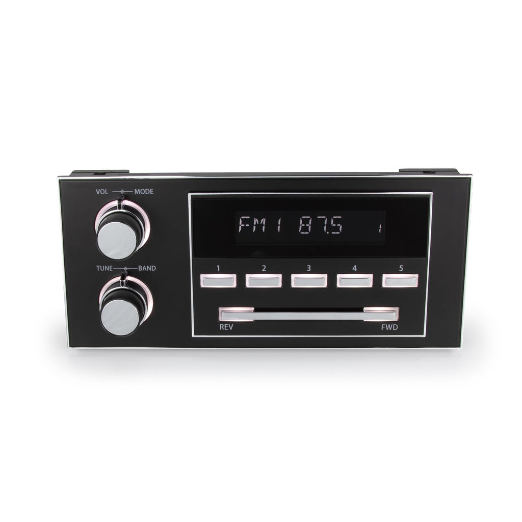 New York 1.5 DIN Direct-fit Radio Stereo Various 1995-02 Chevrolet & GMC SUV, Pickup Truck, Fullsize Van; 1999-02 Cadillac Escalade Bluetooth Hands-Free USB MP3 WMA FLAC AM/FM RCA