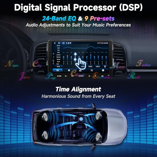 ATOTOZONE AC-4450 Bluetooth OBDII/OBD2 Car Diagnostic Scanner/Scan Tool,for A5LG209T-S12,9" Android Wireless Double Din Car Stereo with Carplay, Android Auto, Dash Cam，Backup Camera