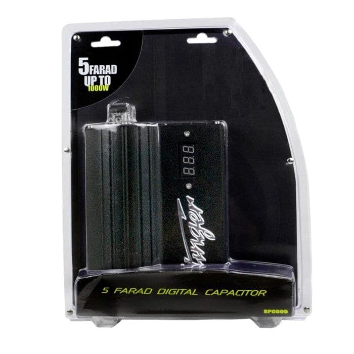 Stinger SPC505 Pro Hybrid 5 Farad Capacitor, Black