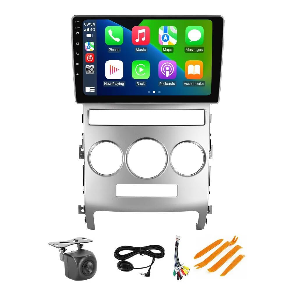 Car Radio Stereo for Hyundai Veracruz ix55 2007-2013 Dash Kit Car GPS Navigation, 1+32GB 9" IPS Touch Screen Head Unit with Car-Play & Android Auto/SWC/Rear View