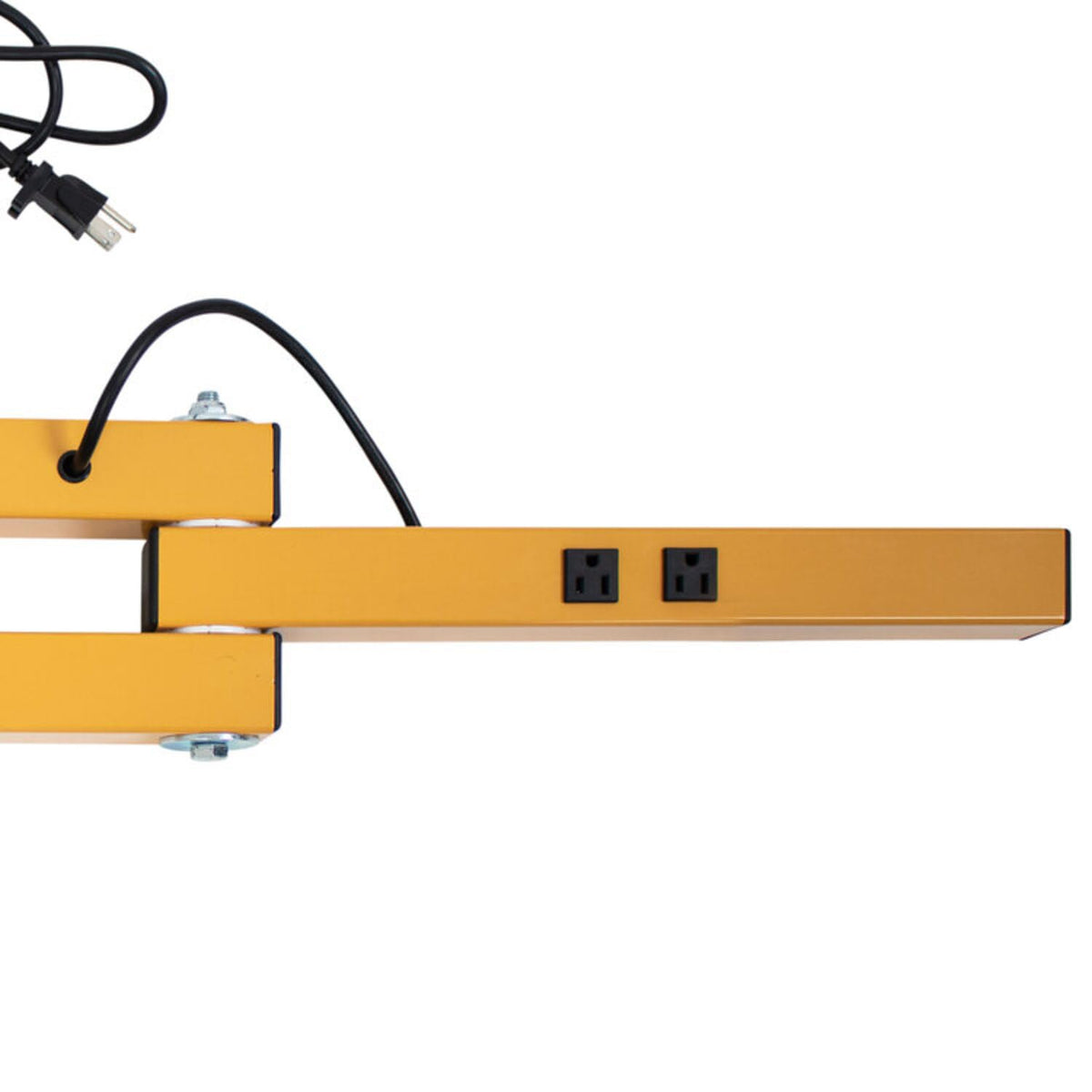 Industrial Axial Air Mover Fan Kit, 40" Wall Mount Arm, 18", Yellow
