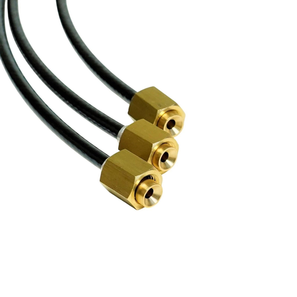 93524-TP 2-Way Aluminum Charging Manifold 24" Hoses R600a R290 R134A