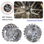 Ntilator Turbines, Stainless Steel Pipefit Roof Ntilating Fan Wind Turbines for All Weather, Rotating Chimney Cowl Cap Air Nt Attic Ntilator for Houses Factory Attic Farm，150mm