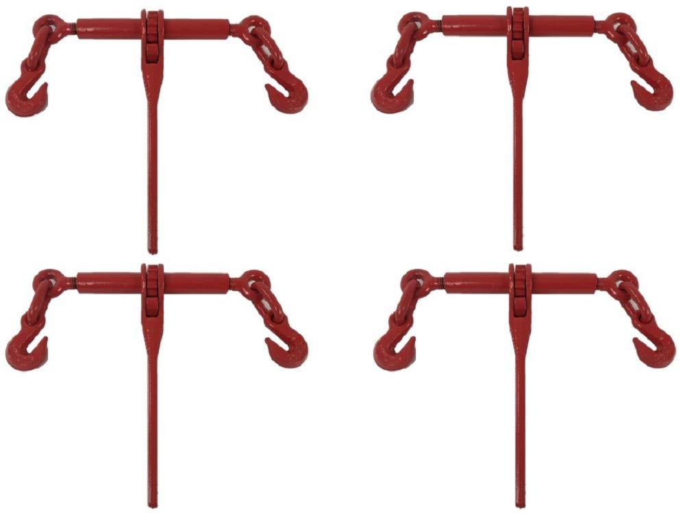 6,600 LB 5/16 to 3/8 inch Red Ratchet Load Binder (3)