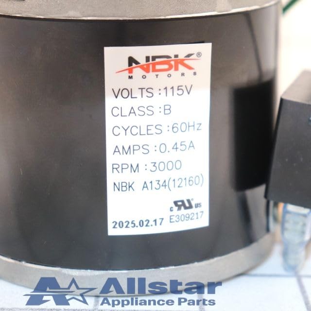 NBK-12160 Blower Assembly 1/18 HP 115V A134
