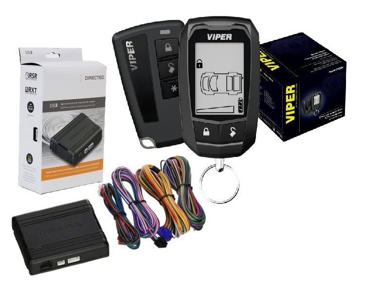 Viper 5308V 2 Way LCD Security with Remote Start Bundled with + (1) DB3 Bypass Interface Module