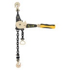 Ratcheting Chain Binder, 6600Lbs 3/8-1/2In Heavy Duty Tie Down Ratchet Load Binder Ratcheting Chain Load Binder Alloy Steel EZ Ratchet Chain Binder w/Grab Hooks for Industry Agriculture Factories