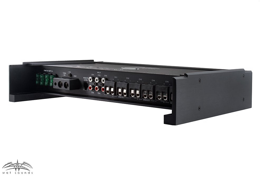 Wet Sounds Sinister SDX6 6-Channel Amp - 6x185W @ 4 Ohms, 6x290W @ 2 Ohms, 3x585W Bridged (Certified Refurbished)