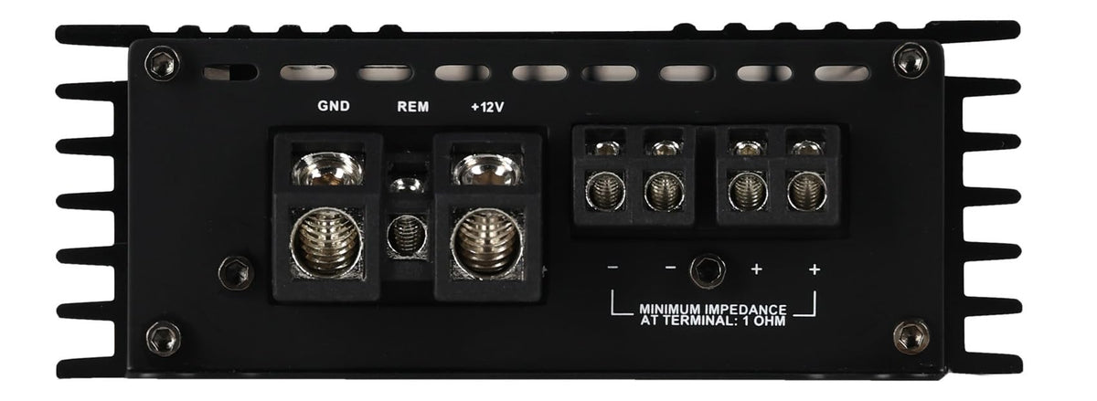Rockville Mono 1-Ohm Car Amplifier, Class-D, Metal Bass Remote w/Clip Indicator, Low Pass & Subsonic Filters, Compact & High-Efficiency, Ideal for Subwoofers (Black, 1500w RMS)