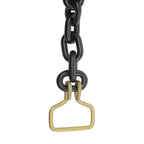 1/4" - 5/16" Ratcheting Chain Load Binder Kit with Grab Hooks, 2500 lbs WLL, Grade 70 Heavy Duty Tie Down Ratchet Load Binder, Ratchet Chain Binder for Flatbed Trailers & Trucks, 4Pack