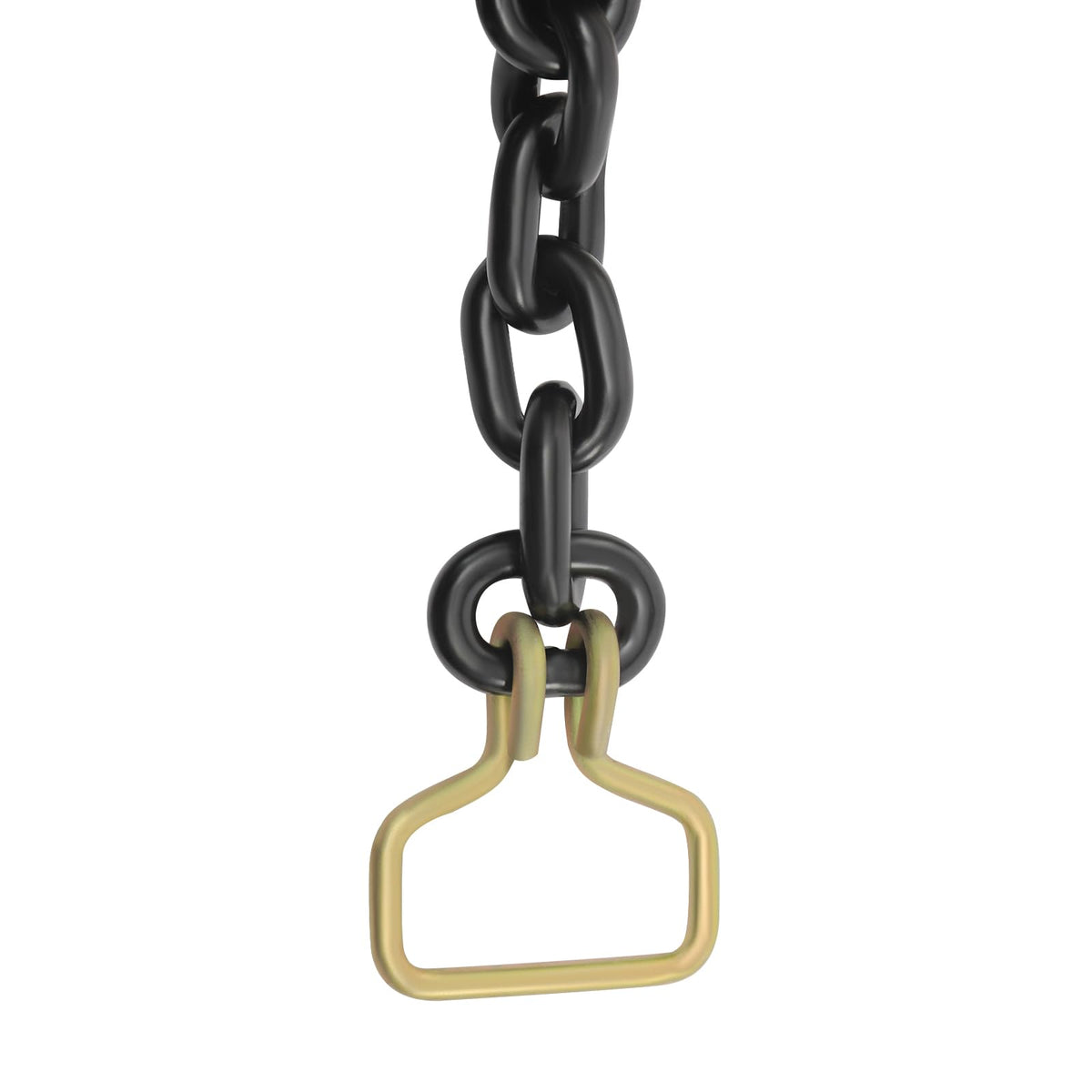 1/4" - 5/16" Ratcheting Chain Load Binder Kit with Grab Hooks, 2500 lbs WLL, Grade 70 Heavy Duty Tie Down Ratchet Load Binder, Ratchet Chain Binder for Flatbed Trailers & Trucks, 4Pack