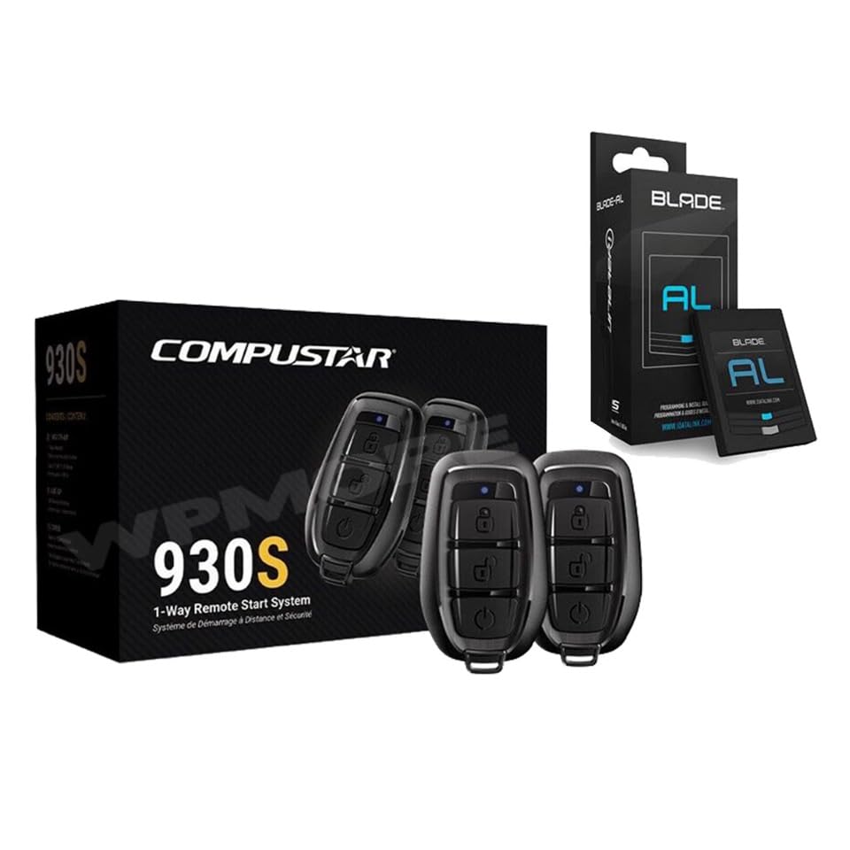 CS930-S 1-Way 1500-FT Range G17 Remote Start System + Blade-AL
