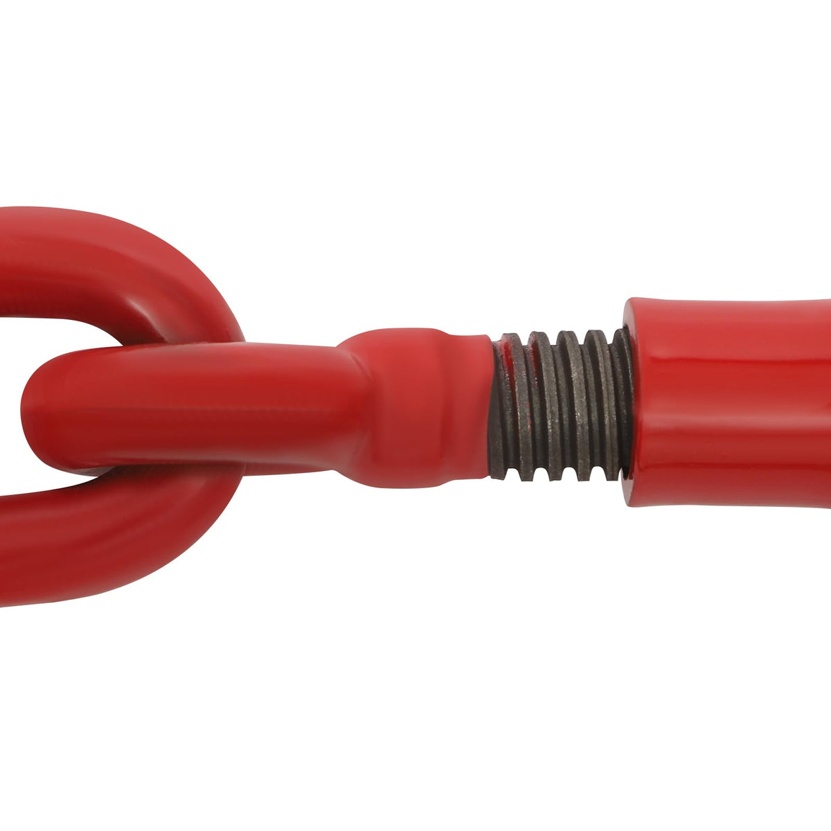 4 Sets Cargo Chain Binder Kit 3/8"-1/2”with 4 Long 10Ft Chains, Load Binder Set Heavy Duty Ratcheting Binders and Chains Load Chain and Binders,6,600lb Working Load Limit As Set,Red
