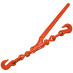 VULCAN Load Binder with 2 Grab Hooks - 4 Pack - Ratchet Style - 7,100 Pound Safe Working Load (Works with 5/16 or 3/8 Inch G70 or G80 Chain)