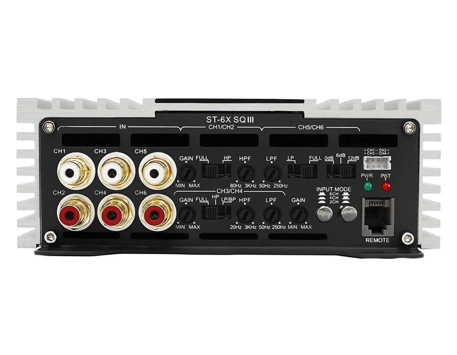 Zapco ST-6X-SQ-III 900W RMS 6-Channel Class AB Car Amplifier