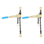 Ratchet Chain Binder 2Pcs 5400 lbs, Load Binder for 5/16-3/8" Chain
