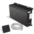 WZRELB Strong Driving Capacity 2500W 24VDC to 120VAC Pure Sine Wave Inverter Power Converter (RBP250024B1), Black