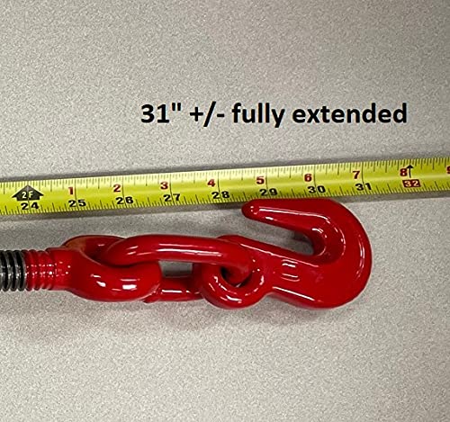 6,600 LB 5/16 to 3/8 inch Red Ratchet Load Binder (3)