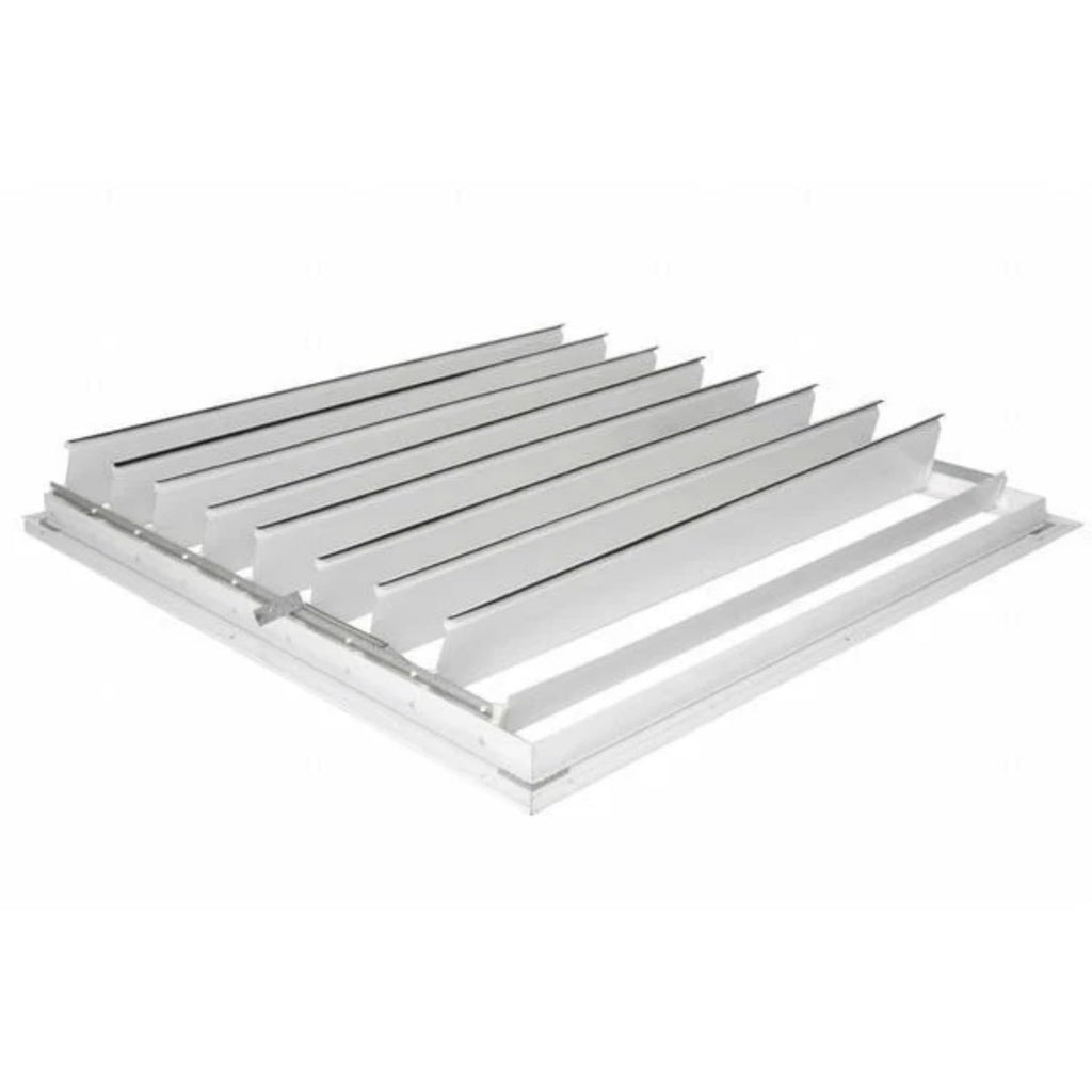 3HHR3 Spring Draftback Damper, Vert/Horz Ceiling Mount, 30in Blade Dia