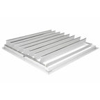 3HHR3 Spring Draftback Damper, Vert/Horz Ceiling Mount, 30in Blade Dia