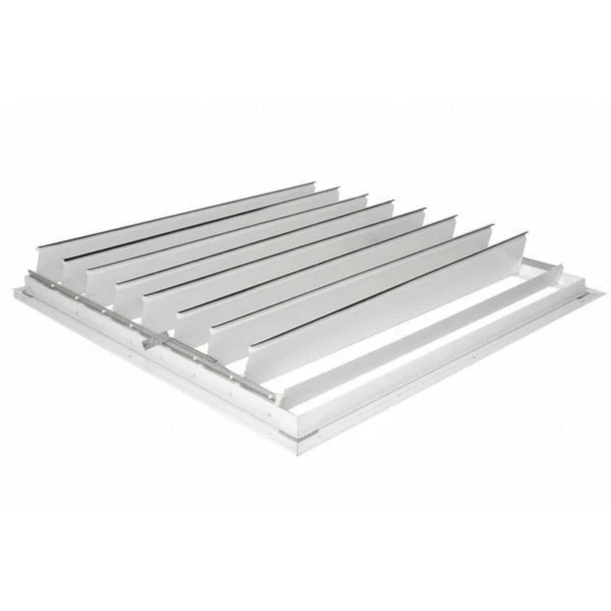 3HHR3 Spring Draftback Damper, Vert/Horz Ceiling Mount, 30in Blade Dia