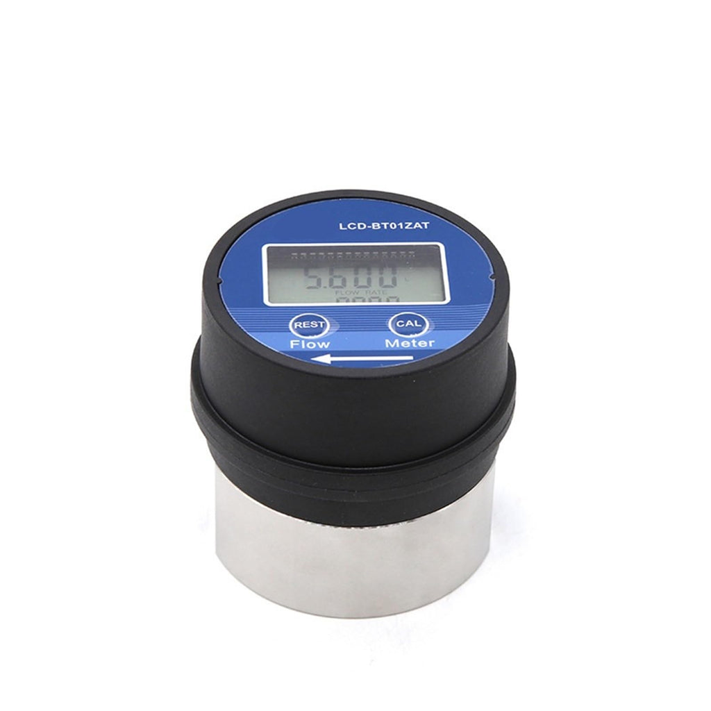 1pcs High Precision Oval Gear Flow Meter Digital Display Flowmeter Liquid Flow Sensor G3/8 G1/2 G3/4 G1 Internal Thread(G3-8)