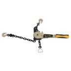 4 Pack Ratcheting Chain Binders 6600lbs Working Load Chain Binder with G70 Chain Heavy Duty Ratchet Load Binders for Truck, Trailer, Cargo Towing, Logging